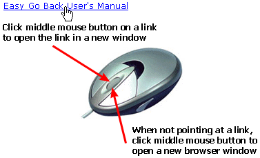 Middle click opens a link in a new window