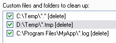 Clean up files
