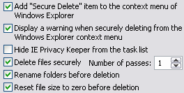 Secure deletion